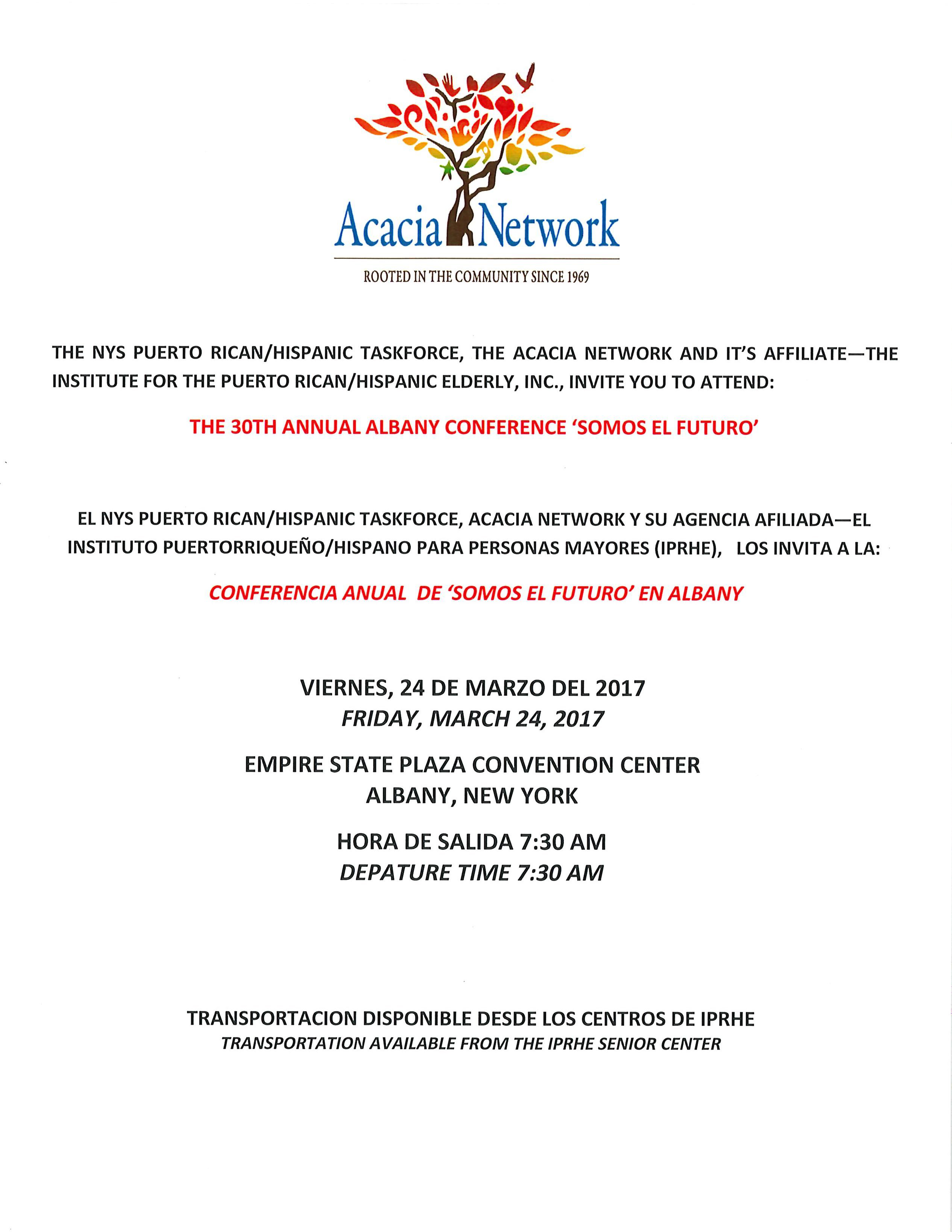 The 30th Annual Albany Conference 'Somos El Futuro' Acacia Network